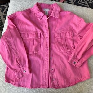 Pink Button-Up jacket